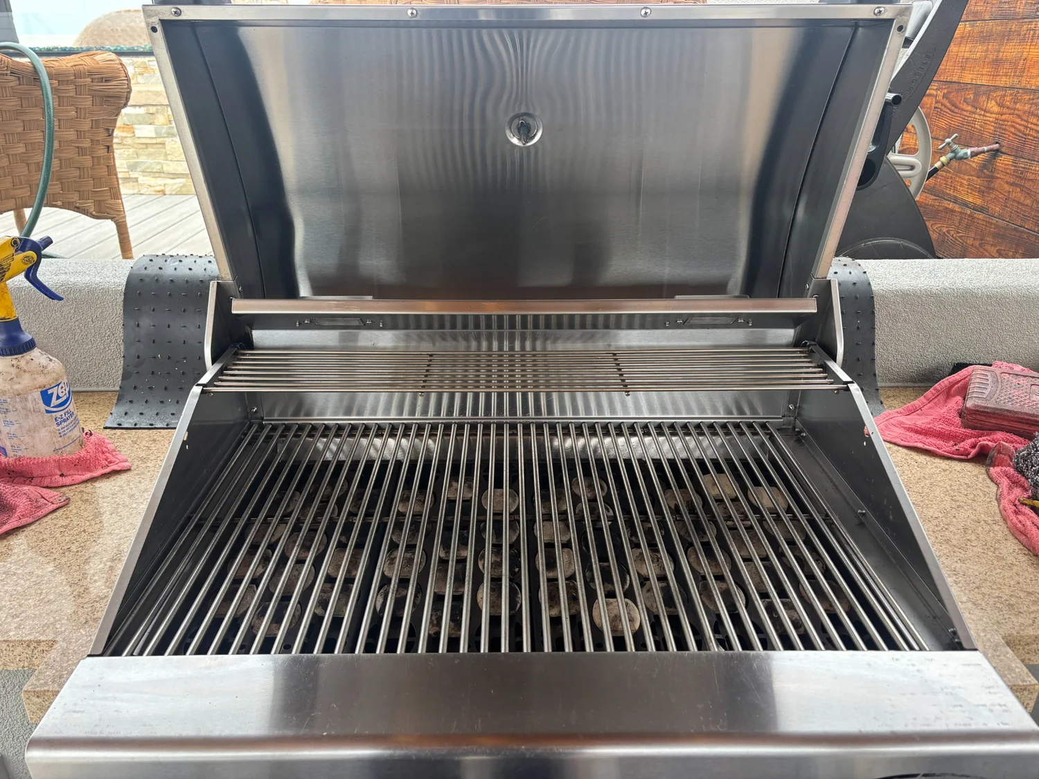 Clean Turbo grill after cleaning